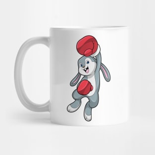 Rabbit at Boxing with Boxing gloves Mug